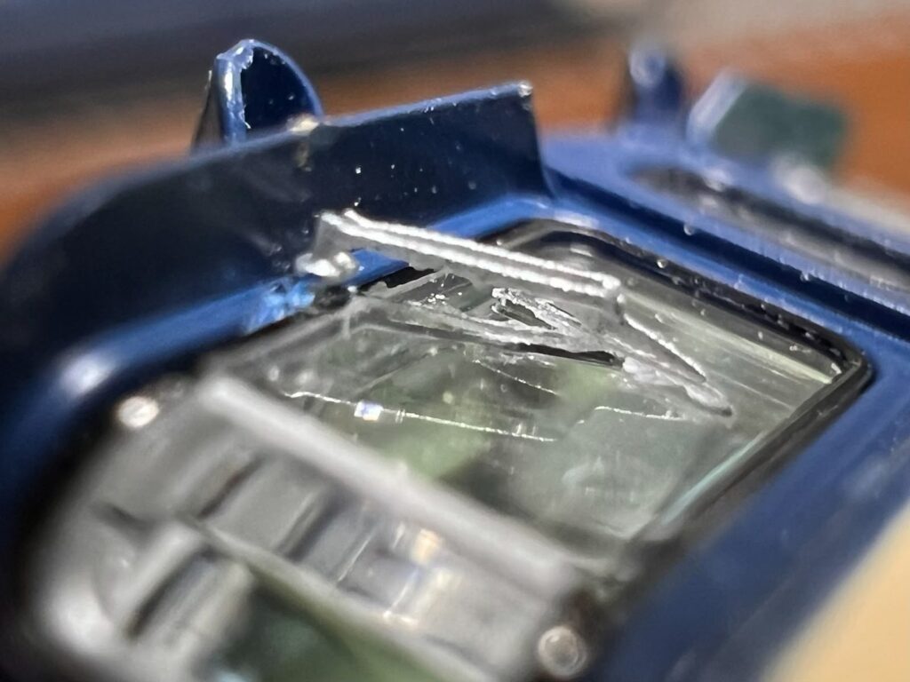 汎用ワイパー 3D-B005 塗装例 取り付け（別角度）