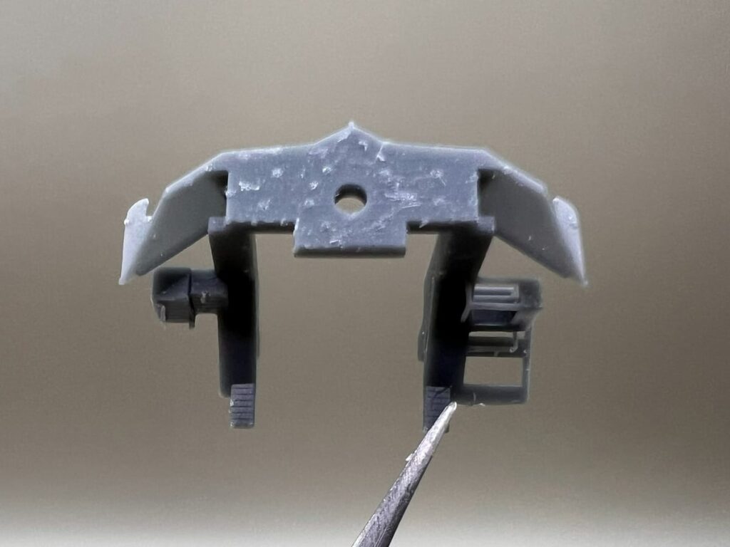 双頭連結器用スノープラ パーツの上面