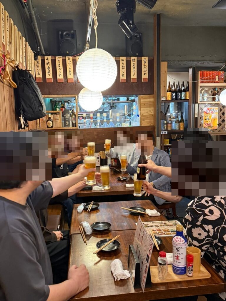 汚し会の前夜祭。模型の話で盛り上がった夜